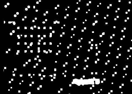 Accepted samples: White pixels have enough local texture and pass the forward/backward check. This is a validity filter, not a calibrated confidence score.