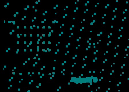 Dense displacement: Dense map hue: right red, down yellow-green, left cyan, up violet. Brightness saturates at 24 px. Black can mean zero motion or rejected data; inspect the validity mask.