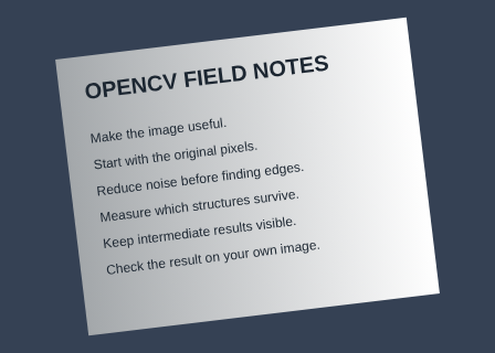The unchanged source image. All steps use this same example.
